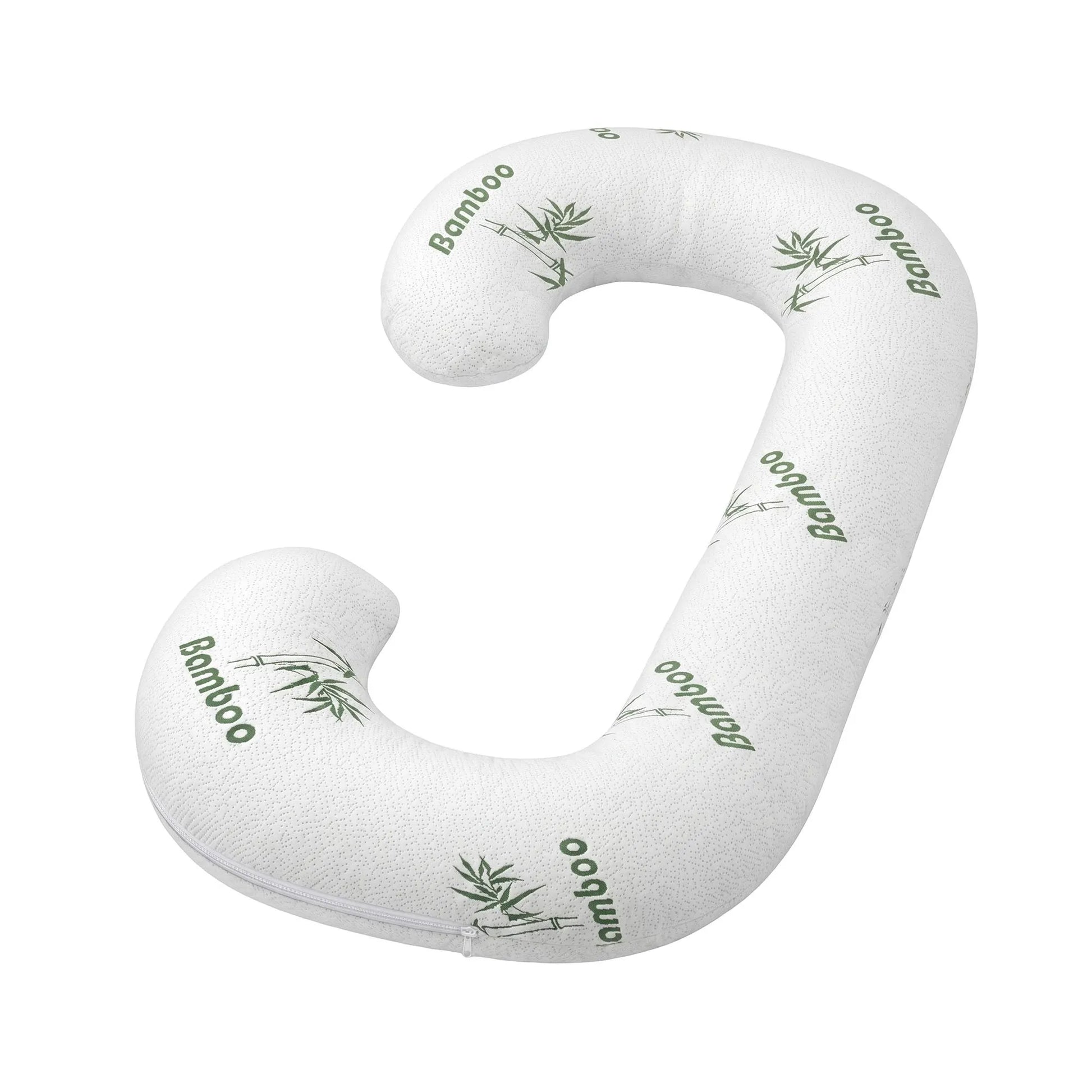 Giselle Bedding Pregnancy Pillow for Side Sleepers C-Shaped Body Pillow with Bamboo Fiber Cover, Maternity Pillow for Full Body Support, Belly and Waist Comfort - Image 8