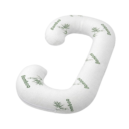 Giselle Bedding Pregnancy Pillow for Side Sleepers C-Shaped Body Pillow with Bamboo Fiber Cover, Maternity Pillow for Full Body Support, Belly and Waist Comfort - Image 8