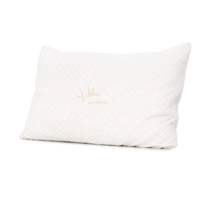Giselle Bedding Memory Foam Pillow Bamboo Cover Twin Pack - Image 3