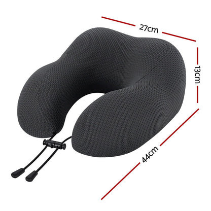Giselle Bedding Travel Neck Pillow U-Shape Support Memory Foam Plane Car Cushion - Image 2