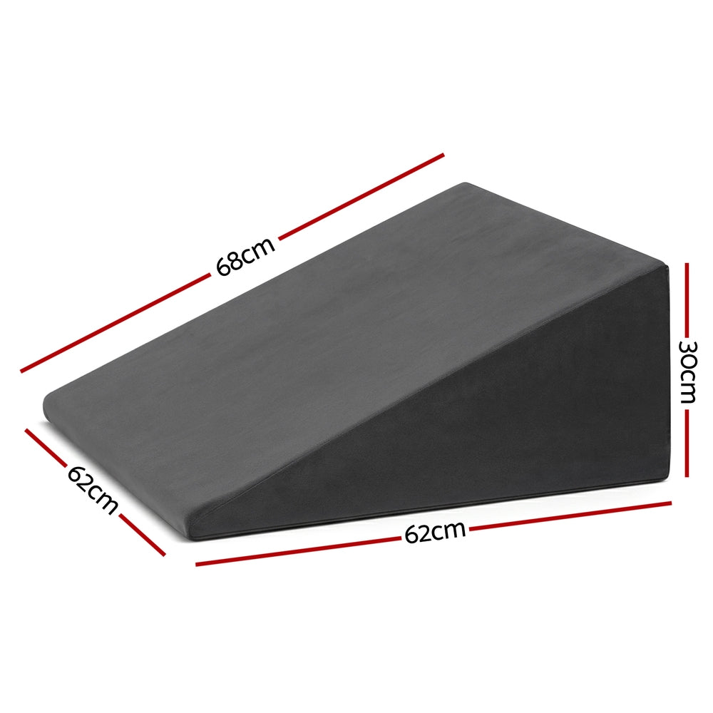 Giselle Bedding Wedge Pillow Grey - Image 3