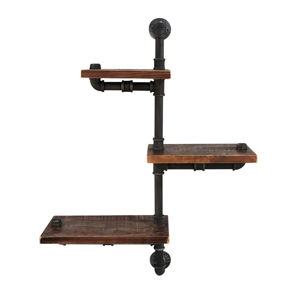 Artiss Floating DIY Pipe Shelf 3 Tiers - IVAN - Image 3