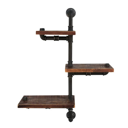 Artiss Floating DIY Pipe Shelf 3 Tiers - IVAN - Image 3