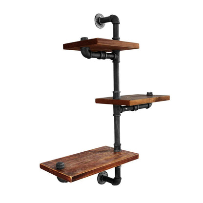 Artiss Floating DIY Pipe Shelf 3 Tiers - IVAN - Image 4