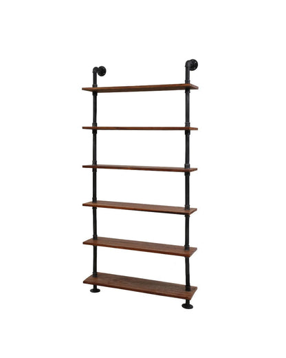 Artiss Floating DIY Pipe Shelf 6 Tiers - IRA - Image 2