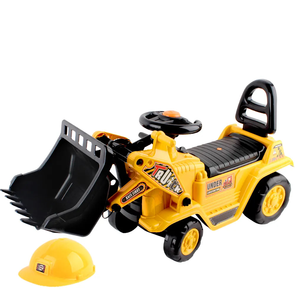 Keezi Ride On Car Toys Kids Excavator Bulldozer Sandpit Digger Car Pretend Play - Image 8