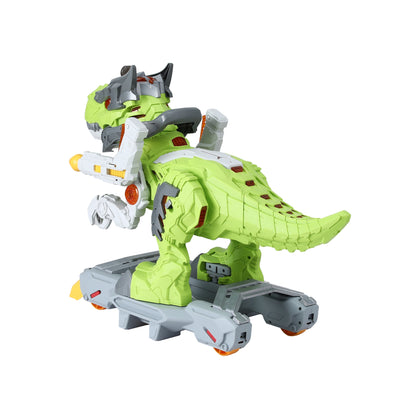 Keezi Kids Dinosaur Ride On Push Car Toy with Spray Function Indoor Outdoor Toys - Image 3