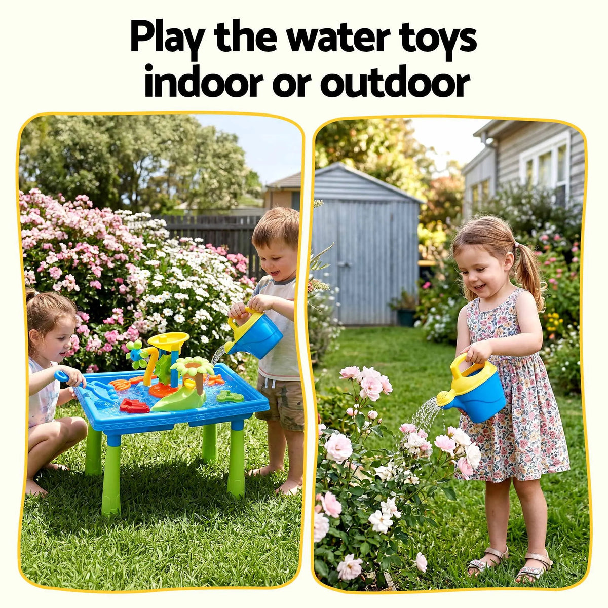 Keezi Ride On Digger with Sand and Water Table Sandpit Toys Set - Image 6