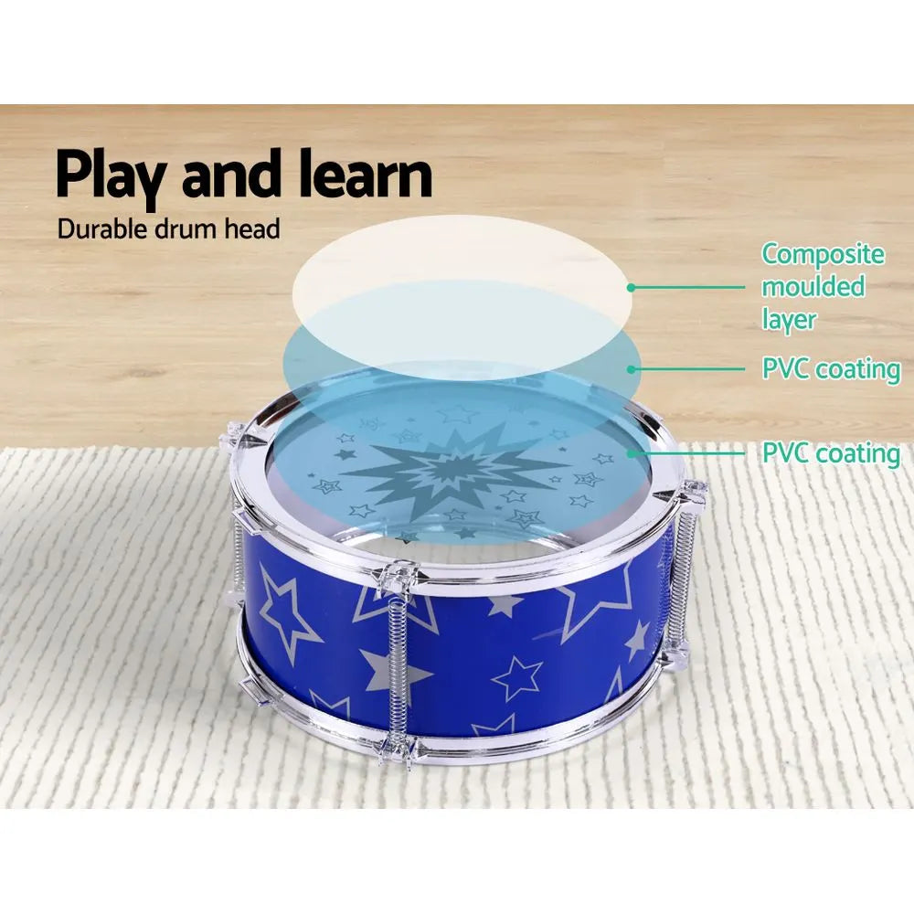 Keezi 11 Piece Kids Drum Set - Image 4