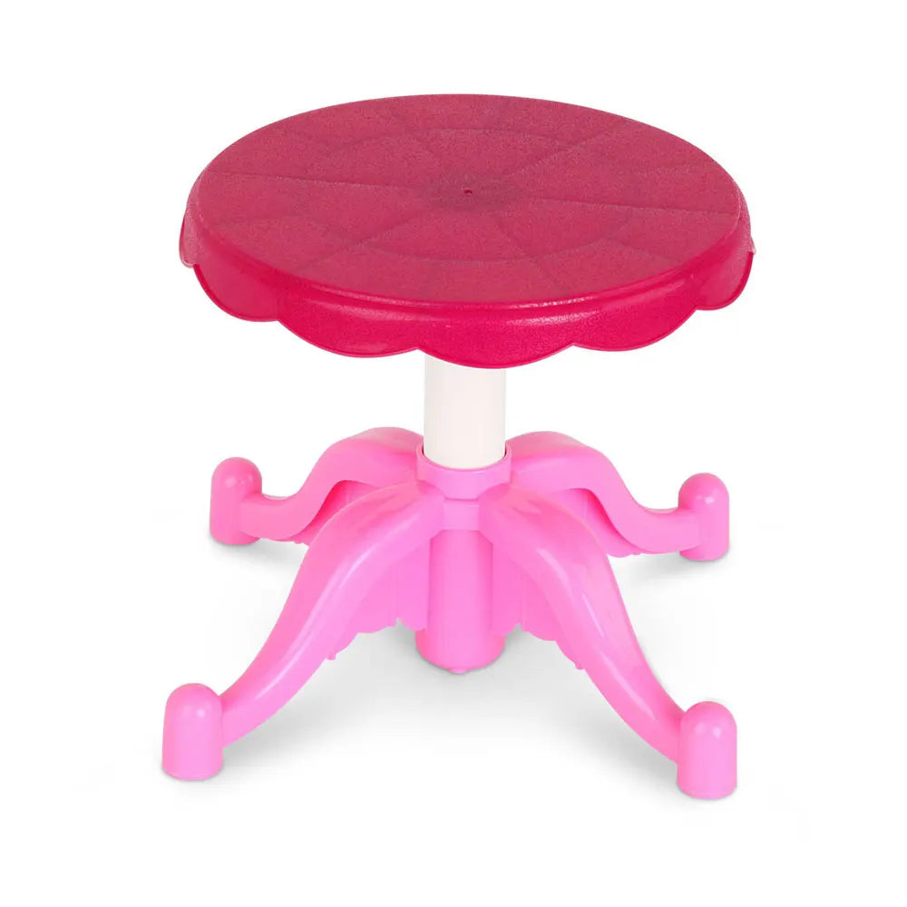 Keezi Kids Pretend Makeup Play Set Dressing Table Chair Girls Toys Children - Image 7