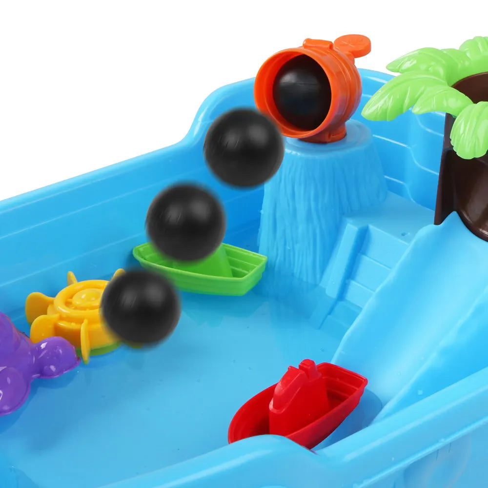 Keezi Kids Sandpit Pretend Play Set Sand Water Table Outdoor Beach Toy Children - Image 5