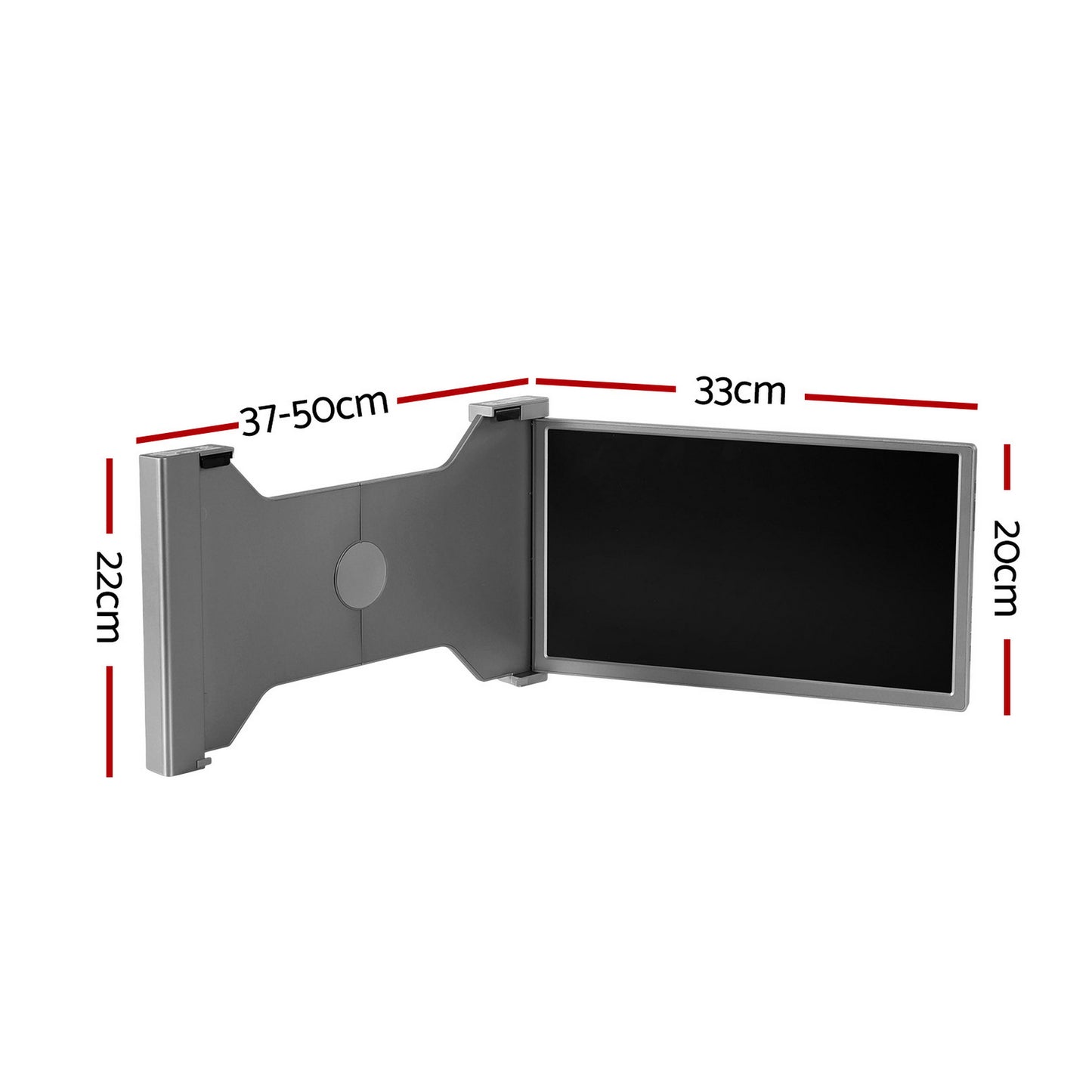 Devanti Portable Monitor Laptop Screen Extender Dual Display 1080P IPS USB C - Image 2