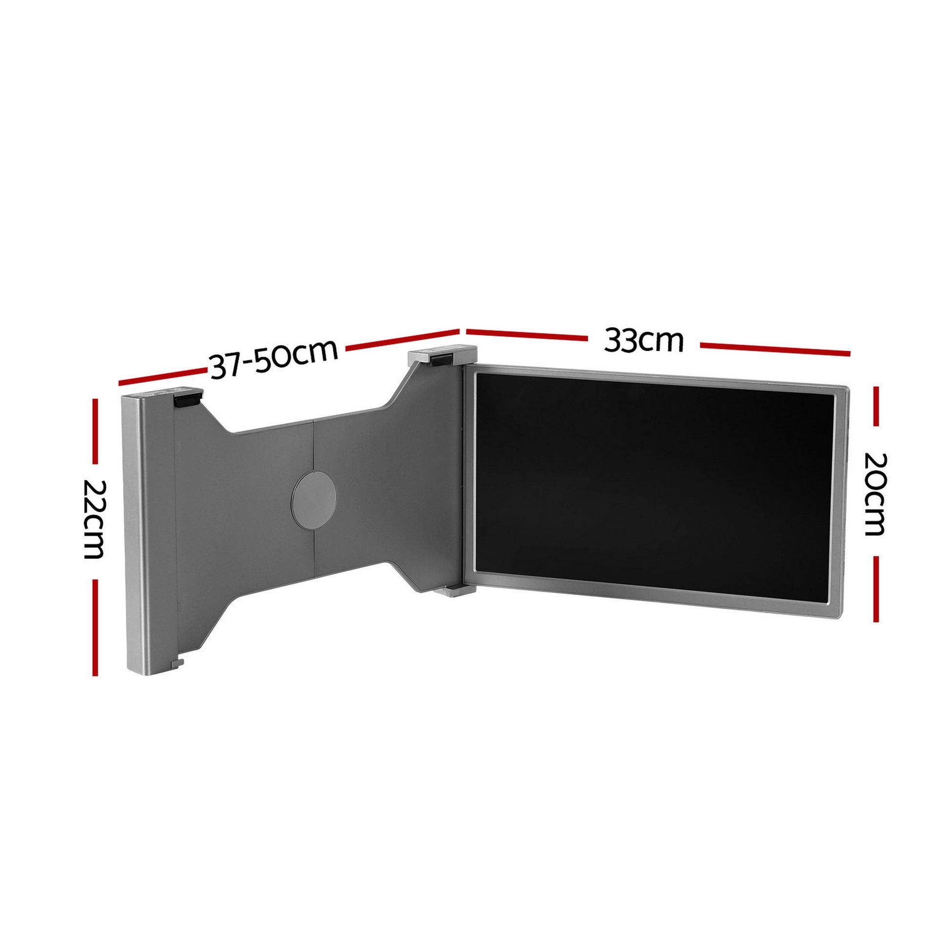 Devanti Portable Monitor Laptop Screen Extender Dual Display 1080P IPS USB C - Image 2
