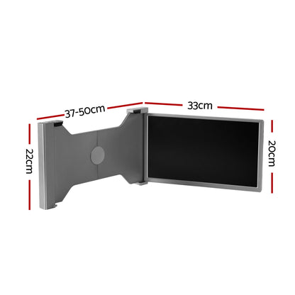 Devanti Portable Monitor Laptop Screen Extender Dual Display 1080P IPS USB C - Image 2