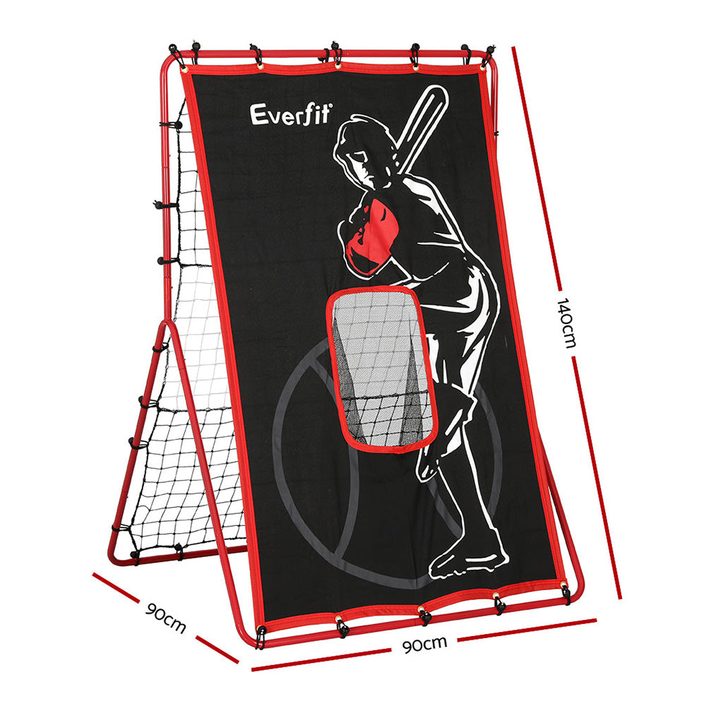 Everfit Baseball Net Rebound Pitching Kit Target Hitter 2 in 1 Training Aid - Image 2