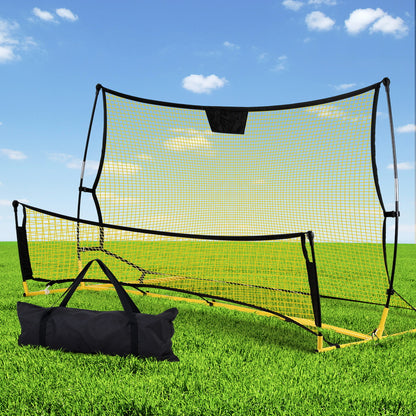 Everfit 2.1m Football Soccer Net Portable Goal Net Rebounder Sports Training Yellow - Image 7