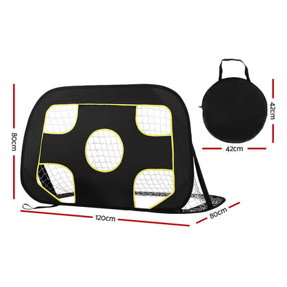 Everfit Football Soccer Goal Net Baseball Target Rebounder Training Aid - Image 2