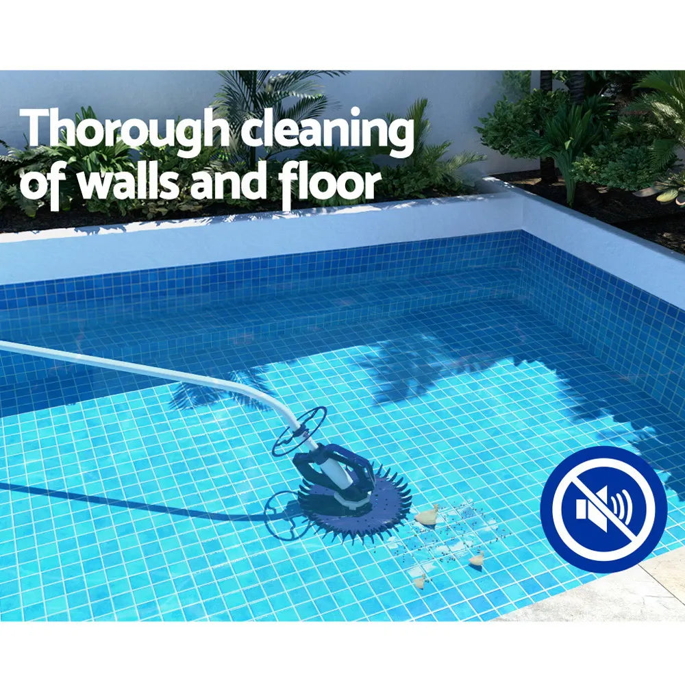 Aqua Buddy Pool Cleaner Automatic Vacuum Floor Climb Suction Swimming Hose 10M - Image 6
