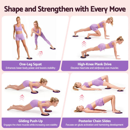 Everfit Pilates Ring Set for Women, 15pcs Home Workout Pilates Equipment with Ring, Ball, Yoga Socks, D-Ring etc. Pilates Starter Kit for Strength, Toning and Flexibility Purple - Image 9