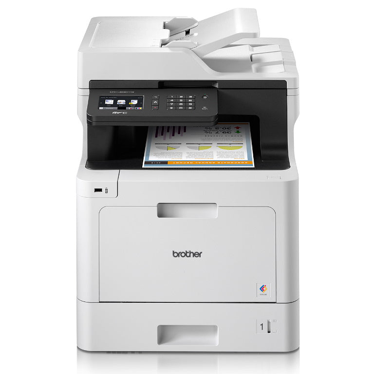 Brother MFC-L8690CDW Print Speed up to 31ppm(MonoColour) 2-sided (Duplex) Print USB  Wired  Wirel...