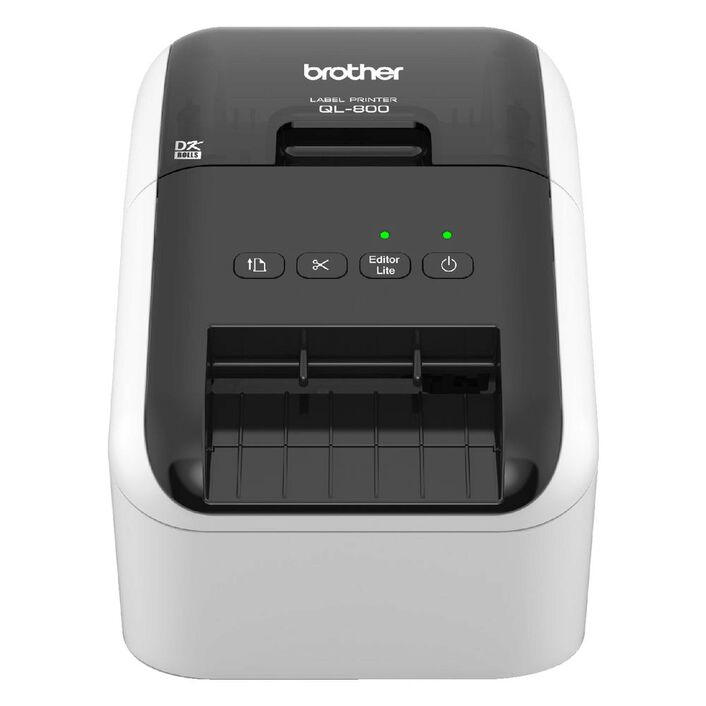 Brother QL-800 HIGH SPEED PROFESSIONAL PC/MAC LABEL PRINTER / UP TO 62MM WITH BLACK/RED PRINTING...