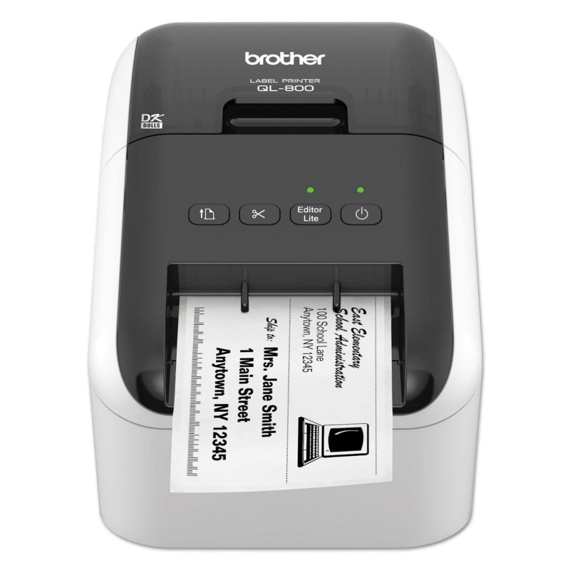 Brother QL-800 HIGH SPEED PROFESSIONAL PC/MAC LABEL PRINTER / UP TO 62MM WITH BLACK/RED PRINTING... - Image 3