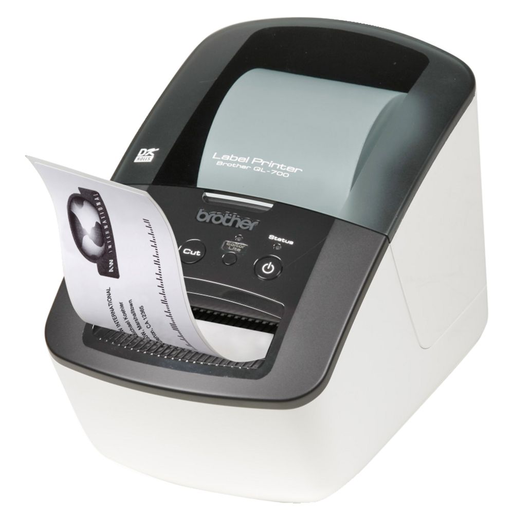Brother QL-700 HIGH SPEED PROFESSIONAL PC/MAC LABEL PRINTER / UP TO 62MM, 3 Year Warranty - Scann...