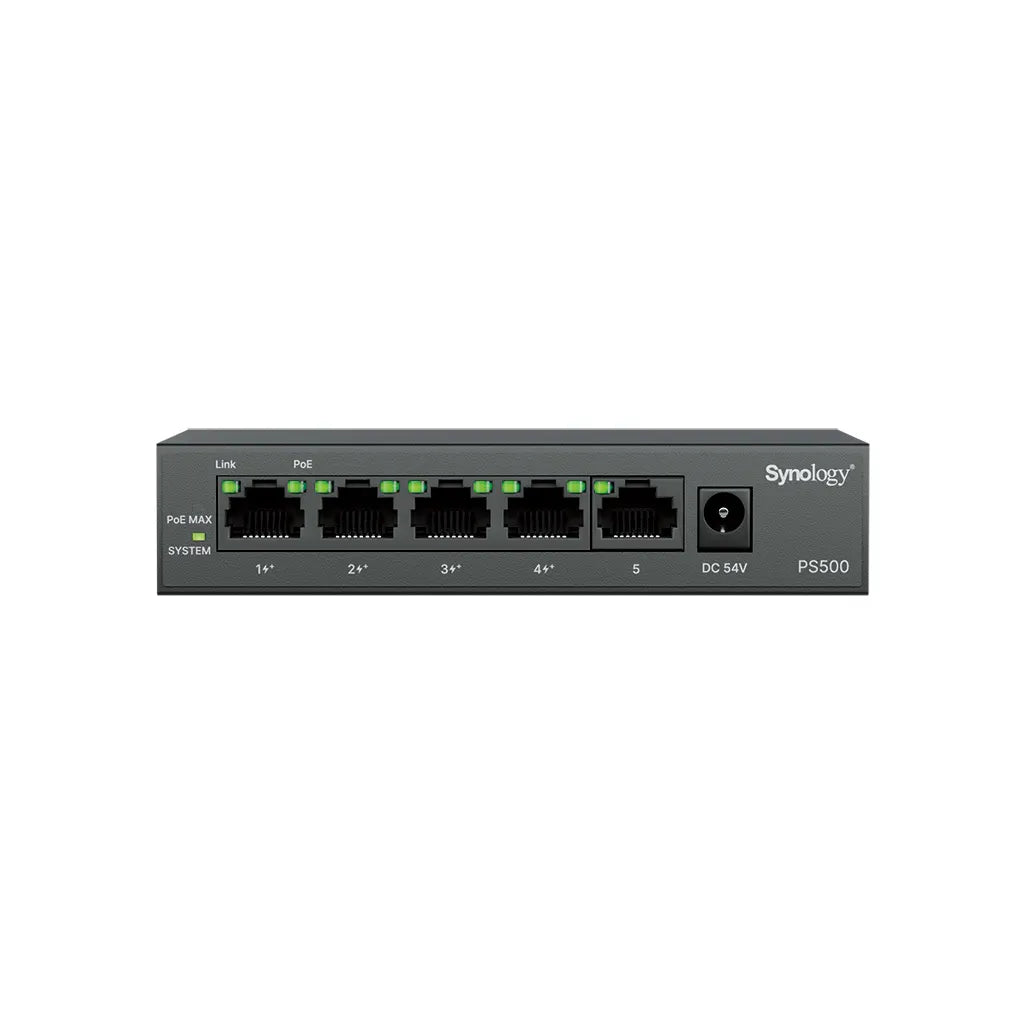 Synology PS500 5-port unmanaged PoE+ switch - Network - Switches