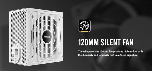 Antec CSK750DC White 80+ Bronze 4x PCIE 5.1, Continuous Power, DC to DC, Flat Cables. CircuitShie...