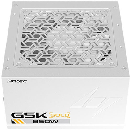 Antec GSK850 V2 WH 80+ Gold Fully Modular - WHITE, 850W, ATX 3.1, 140×150×86mm, 120mm fan, PCIE 5... - Image 4