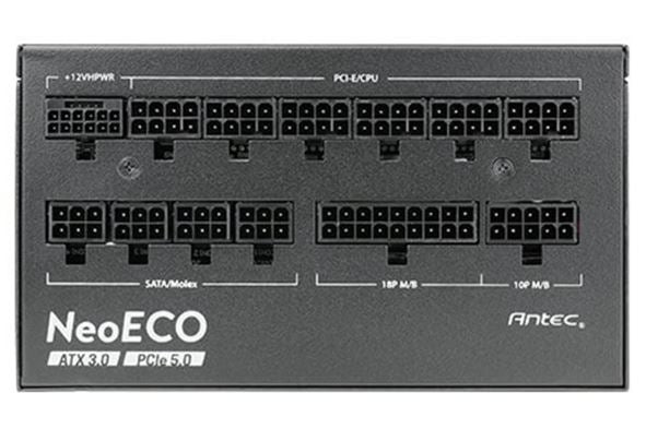 Antec NE 1300w 80+ Gold, Fully-Modular, ATX 3.0, PCI-E 5.0, 12CM FDB Fan, Japanese Caps, Compact... - Image 4