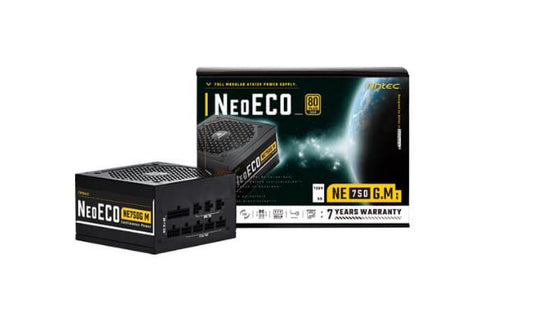 Antec NE 750w 80+ Gold, Fully-Modular, LLC DC, 1x EPS 8PIN, 120mm Silent Zero RPM, Jap Caps, ATX...
