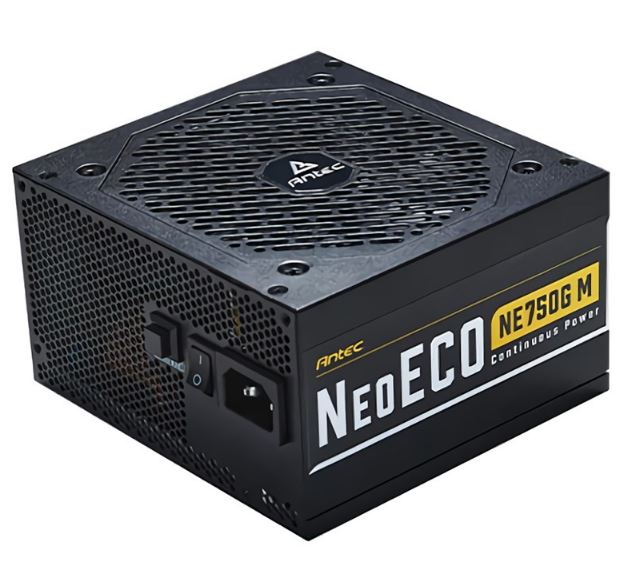 Antec NE 750w 80+ Gold, Fully-Modular, LLC DC, 1x EPS 8PIN, 120mm Silent Zero RPM, Jap Caps, ATX... - Image 2