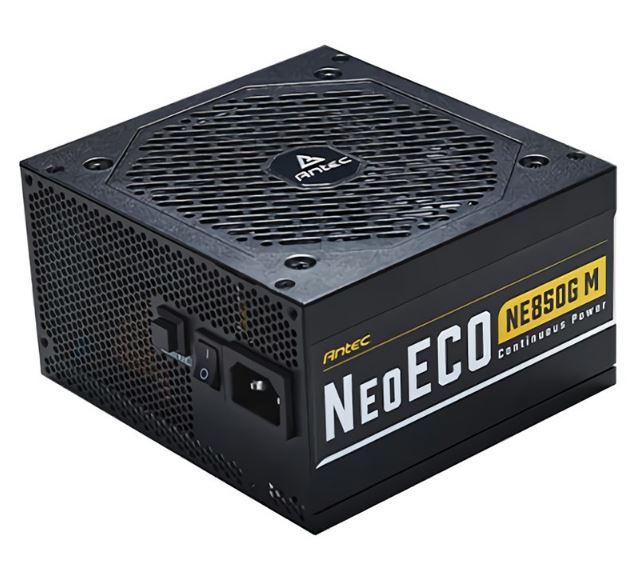 (LSAntec NE 850w 80+ Gold, Fully-Modular, LLC DC, 1x EPS 8PIN, 120mm Silent Zero RPM, Japanese Caps, ATX Power Supply, PSU, 600w PCI-E 5.0 rdy, 7yr
