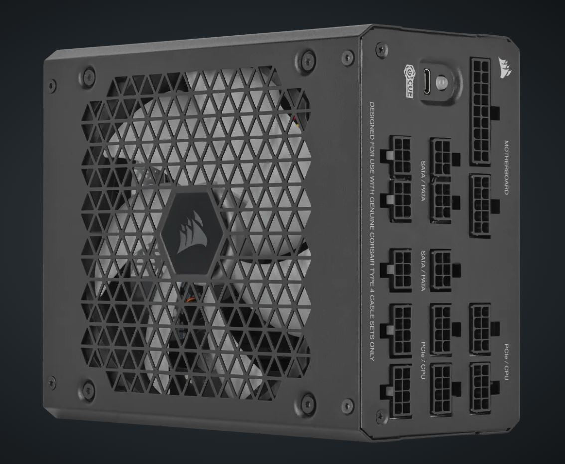 Corsair HX1000i Fully Modular Ultra-Low Noise Platinum ATX 1000W PC Power Supply (AU), 8x SATA, 2...