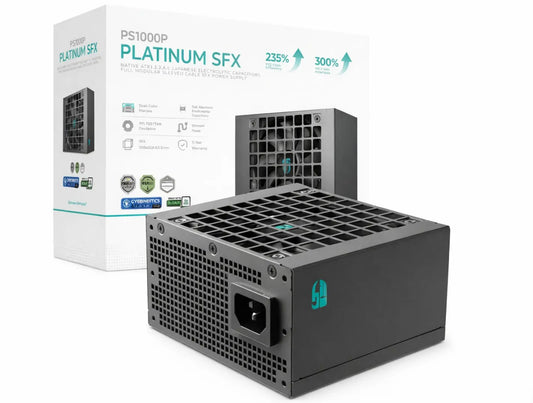 DeepCool PS1000P 1000W Gamer Storm SFX Full Japanese Electroyltic Capacitors Cybenetics Platinum/...