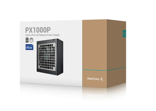 DeepCool PX1000P 1000W 80+ Platinum/Cybenetics ATX Power Supply, 120mm Fan, Japanese Capacitors,...