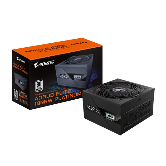 Gigabyte GP-AE1000PM PG5 1000W PSU Power Supply, ATX 60-50 Hz 1000W 120mm Fan 80 PLUS  Platinum >...