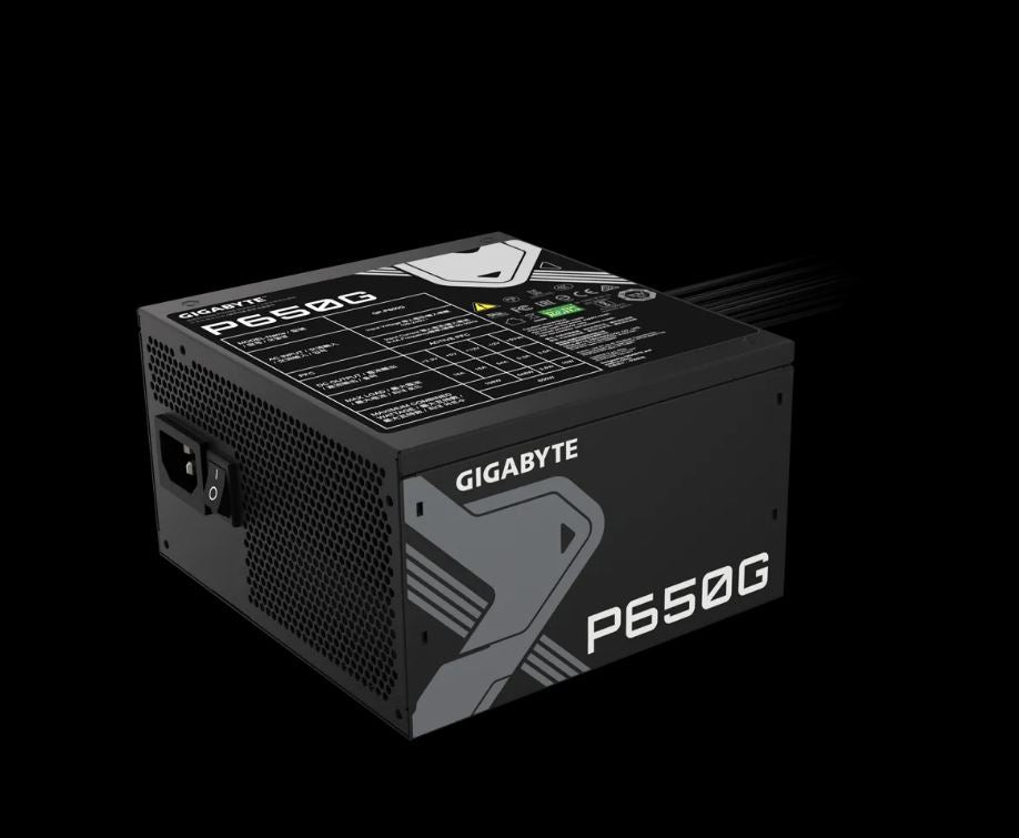 Gigabyte GP-P650G 650W ATX PSU Power Supply 80+  120mm 12V >100K Hrs 60-50 Hz 650W 120mm Fan 80 P... - Image 2