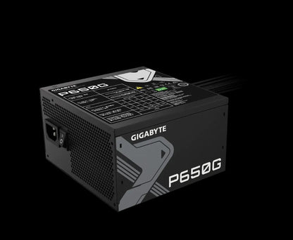 Gigabyte GP-P650G 650W ATX PSU Power Supply 80+  120mm 12V >100K Hrs 60-50 Hz 650W 120mm Fan 80 P... - Image 2