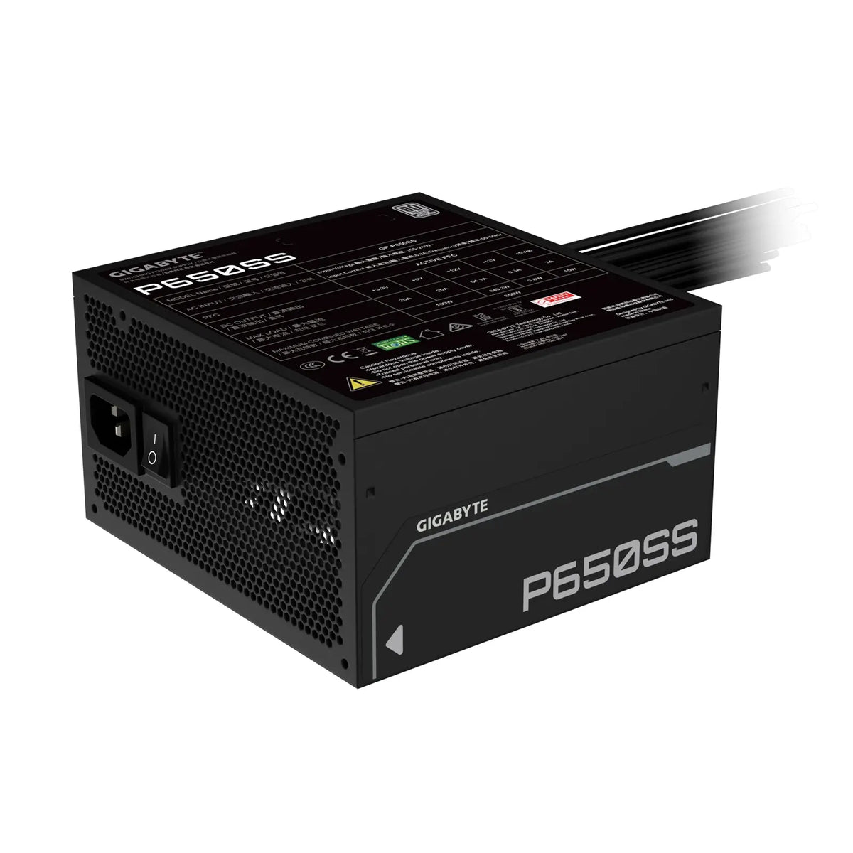 Gigabyte GP-P650SS 650W ATX PSU Power Supply 80+ Silver 120mm 12V >100K Hrs 50-60 Hz 650W 120mm F... - Image 3