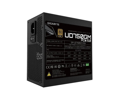 Gigabyte UD750GM PG5 750W ATX PSU Power Supply  80+ Gold >90%  Black Flat Cables Single +12V Rail... - Image 2