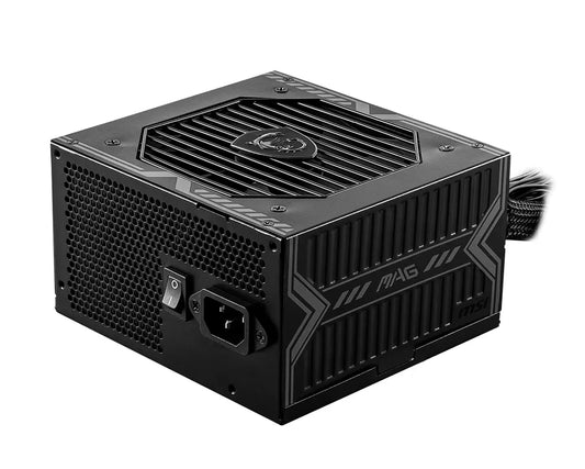 MSI MAG A650BN 650W PSU, 80 PLUS Bronze, Active PFC, 120mm Fan, Single 12V Rail, DC-DC, 2x PCIe 6...