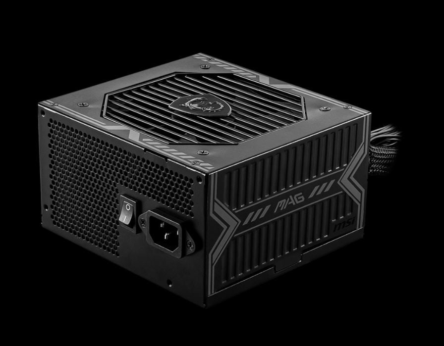 MSI MAG A750BN PCIE5, 750W,DC to DC power Design, Active PFC, ATX, PCIe 5.0(300W), 2xPCI-E, 5xSAT...