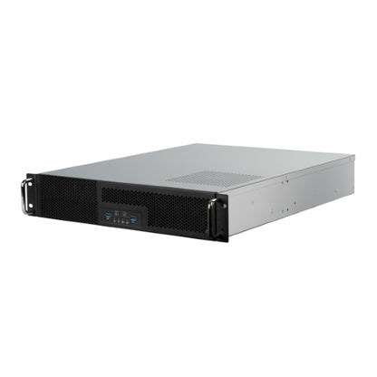 SilverStone RM23-502 2U dual 5.25' drive bay ATX rackmount industrial storage server chassis with... - Image 2