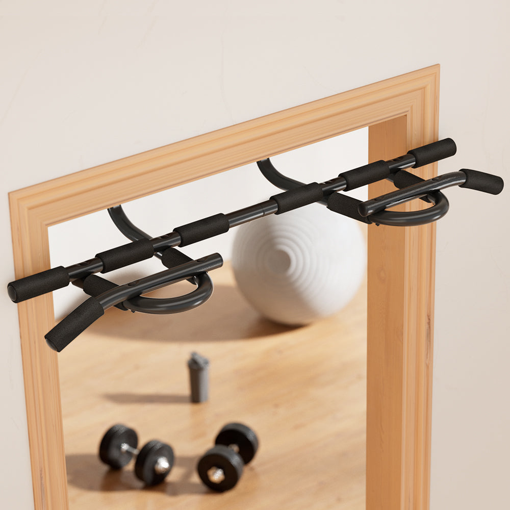Everfit Pull Up Bar 104CM Doorway Chin Up Horizontal Bar Gym - Image 4