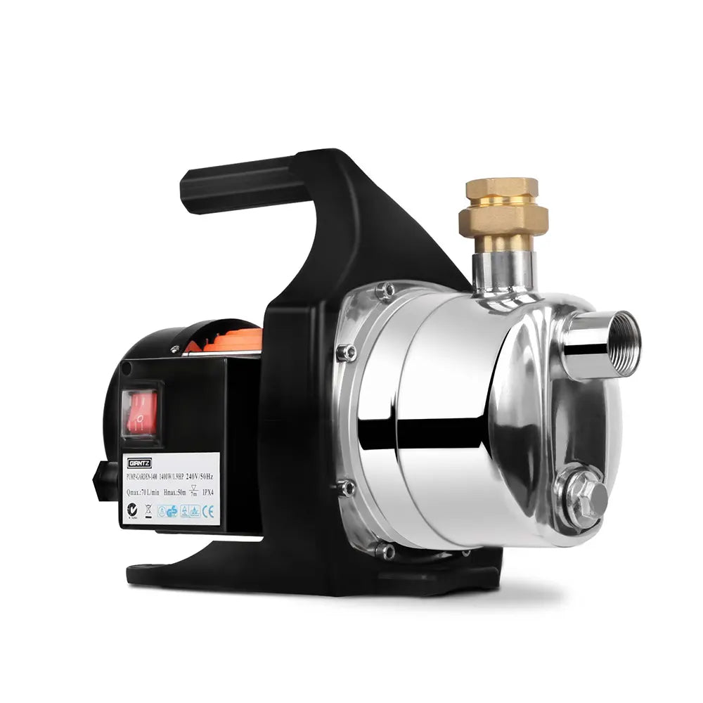 Giantz Garden Water Pump High Pressure 1500W Max. Tank Rain Farm Irrigation House - Image 2