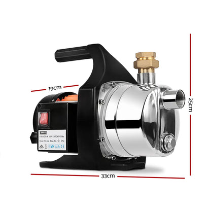 Giantz Garden Water Pump High Pressure 1500W Max. Tank Rain Farm Irrigation House - Image 3