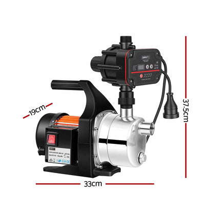 Giantz Garden Water Pump Auto Controller Tank Farm Irrigation House 800W Max. - Image 2