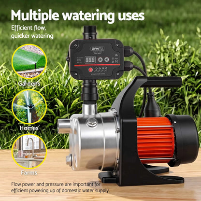Giantz Garden Water Pump Auto Controller Tank Farm Irrigation House 800W Max. - Image 6